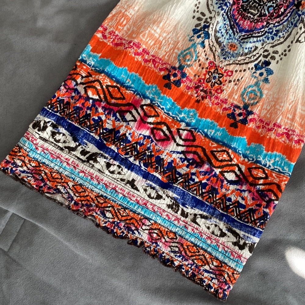 Boho multicolour camisole with wooden beads - Picture 8 of 16